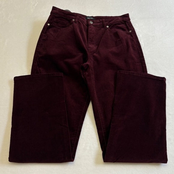 Well Worn brand: High Rise, Soft Corduroy Skinny Pants, Red, Size 10 (W30), NWT - Picture 7 of 16
